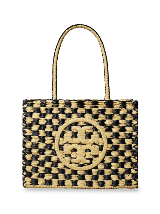 Ella Hand-Crochet Check Tote