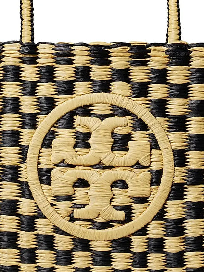 Ella Hand-Crochet Check Tote