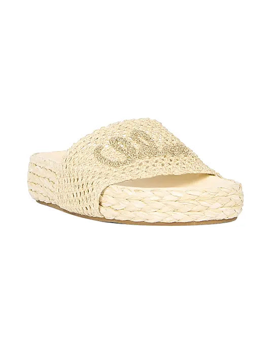 Isla Logo Espadrille Sandals