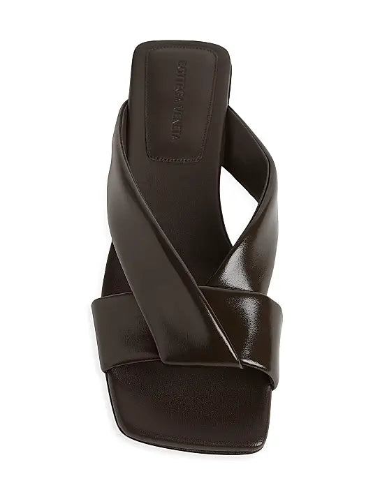 Interwoven Leather Flat Sandals