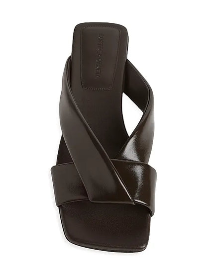 Interwoven Leather Flat Sandals