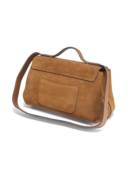 Realm Suede Top Handle Bag