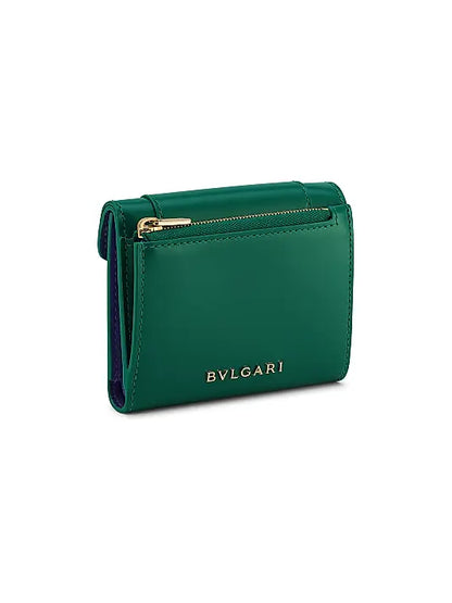Serpenti Forever Leather Bi-Fold Wallet
