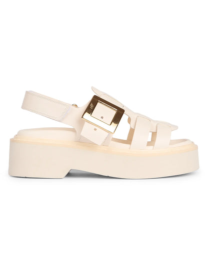 Viv Rangers 50MM Leather Platform Sandals