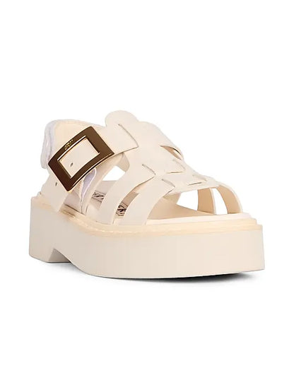 Viv Rangers 50MM Leather Platform Sandals