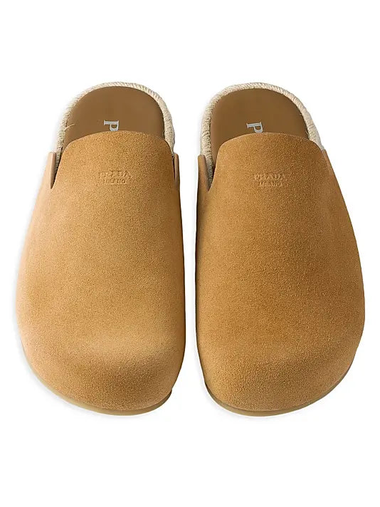 Suede Mules