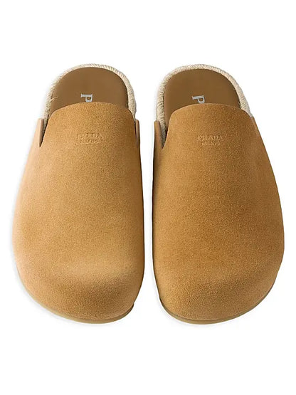 Suede Mules