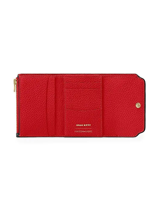 Hello Kitty Leather Trifold Wallet