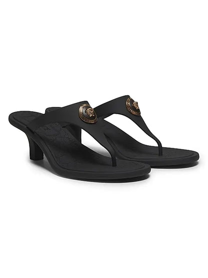 55MM Medusa Baroque Kitten-Heel Sandals