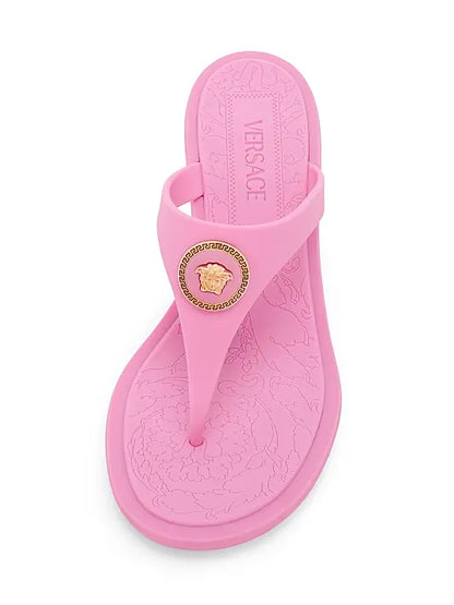 55MM Medusa Baroque Kitten-Heel Sandals