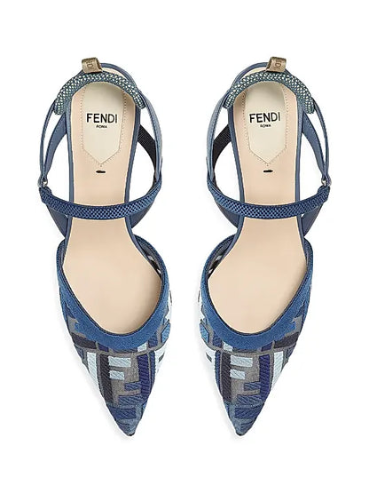 Colibri FF Logo Print 55MM Slingback Pump