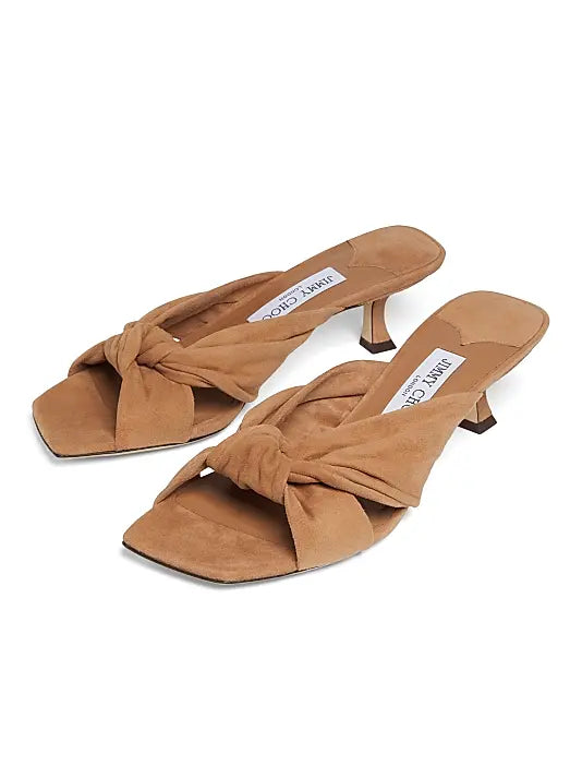 Avenue 50MM Suede Slip-On Sandals