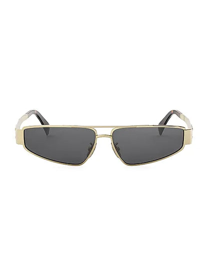 Metal Triomphe 59MM Geometric Sunglasses