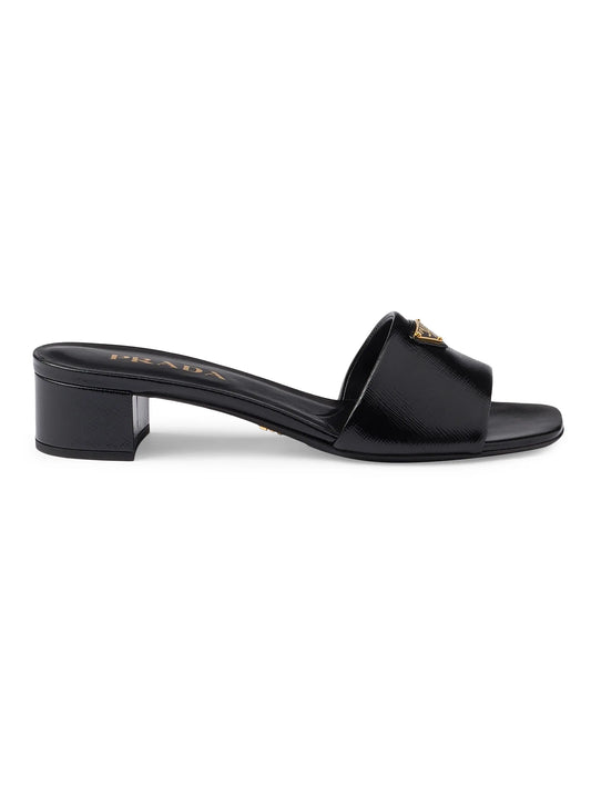 Saffiano Leather Sandals