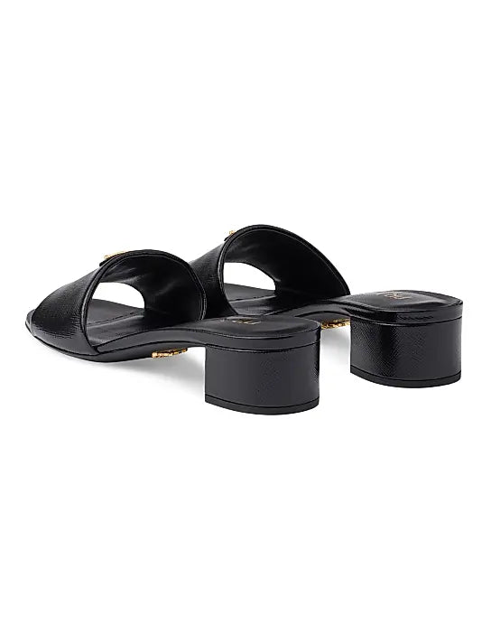 Saffiano Leather Sandals