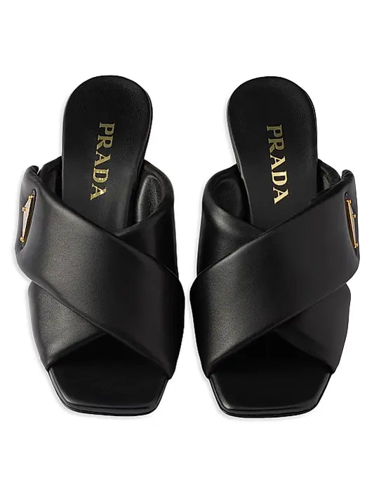 Padded 65MM Nappa Leather Sandals