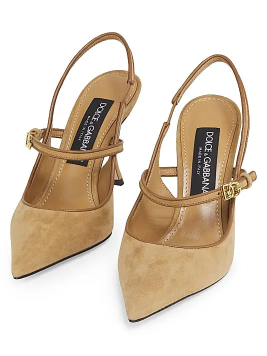 Italian Tailoring DG Suede Pumps