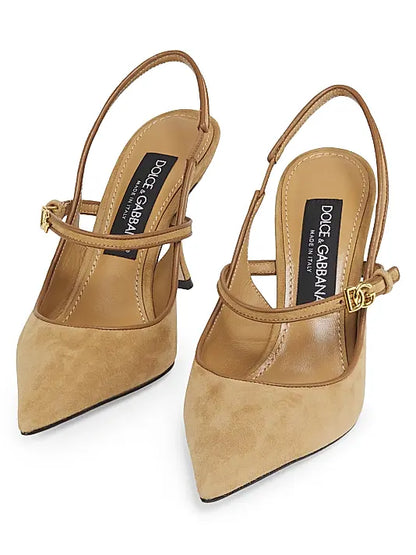 Italian Tailoring DG Suede Pumps