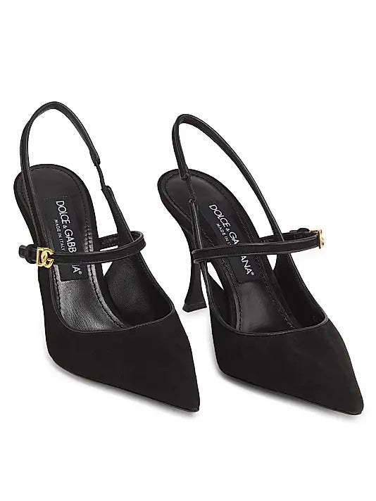 Italian Tailoring DG Suede Pumps