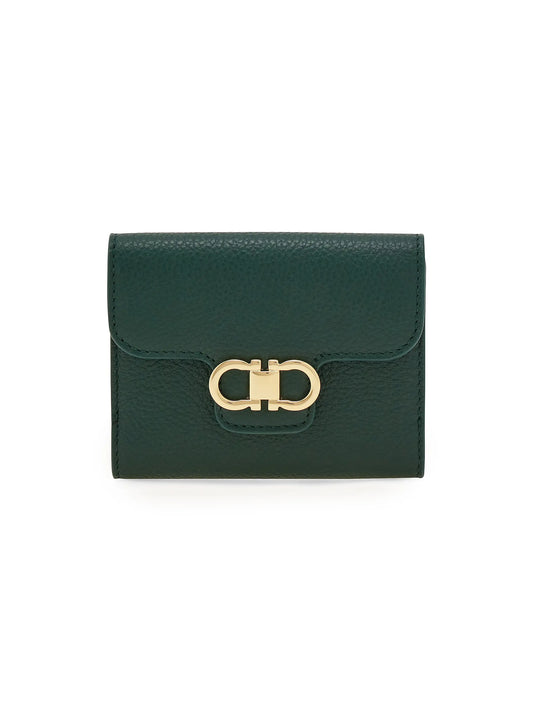 Gancini Leather Wallet