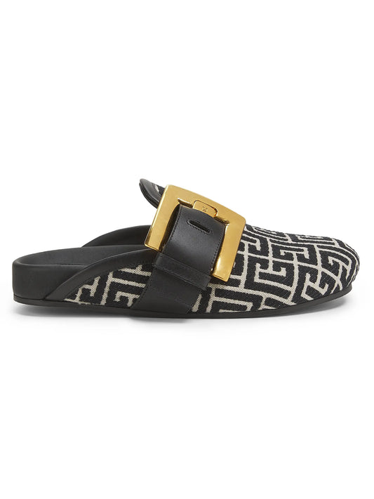 Anthem Monogram Jacquard Mules