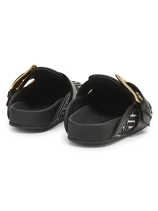 Anthem Monogram Jacquard Mules