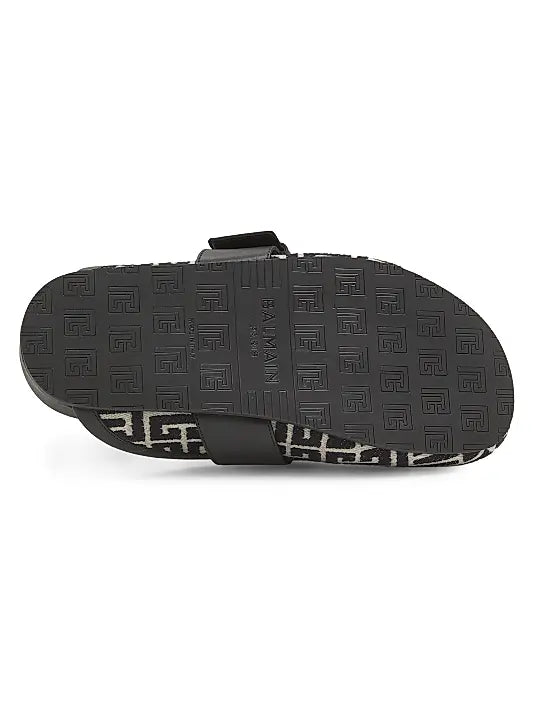 Anthem Monogram Jacquard Mules