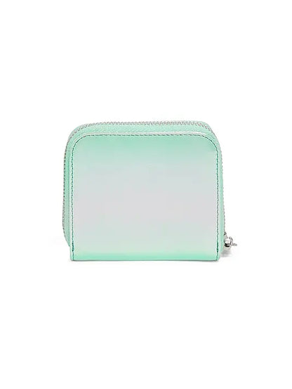 Bowery Leather Double Zip Around Wallet