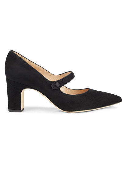 Campariba Suede Block-Heel Pumps