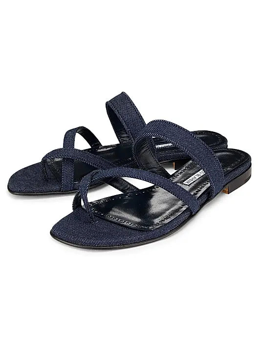 Susaperf Cotton Flat Sandals