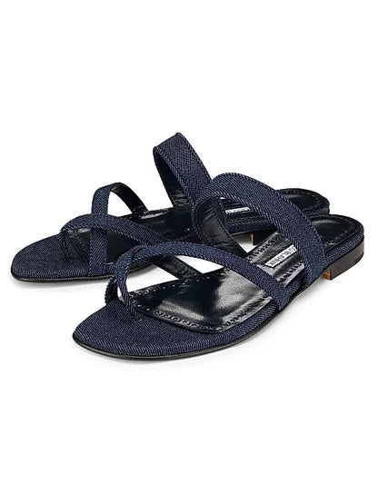 Susaperf Cotton Flat Sandals