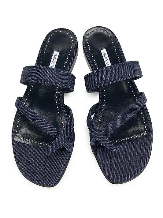 Susaperf Cotton Flat Sandals