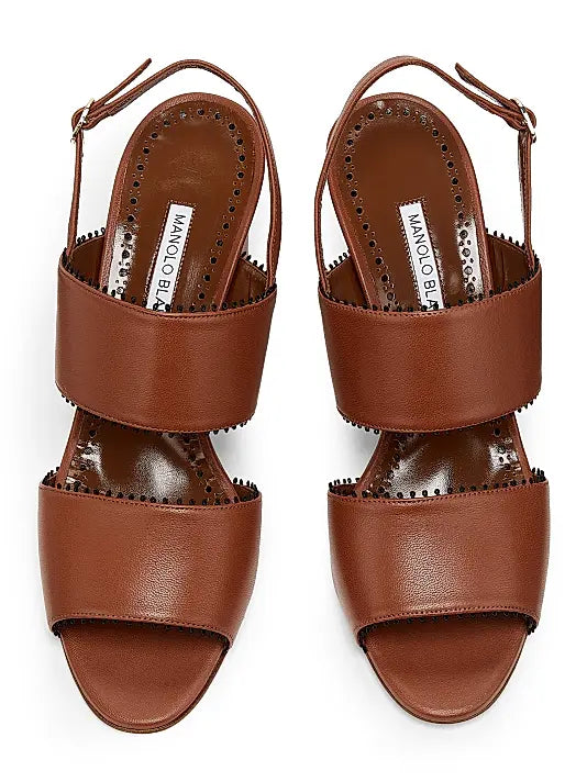 Persio 70MM Leather Sandals