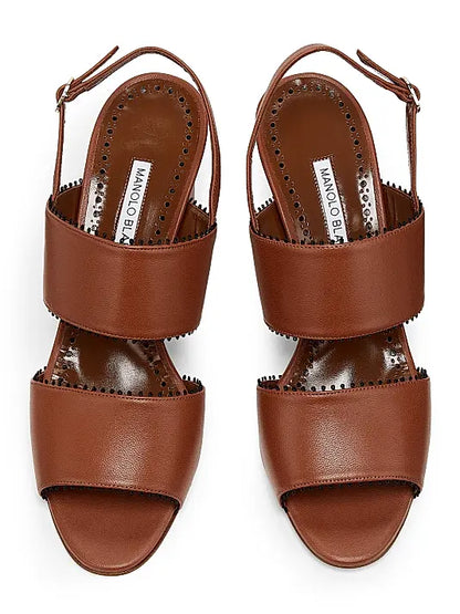 Persio 70MM Leather Sandals