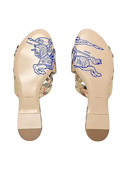 Cabana Woven Check Flats