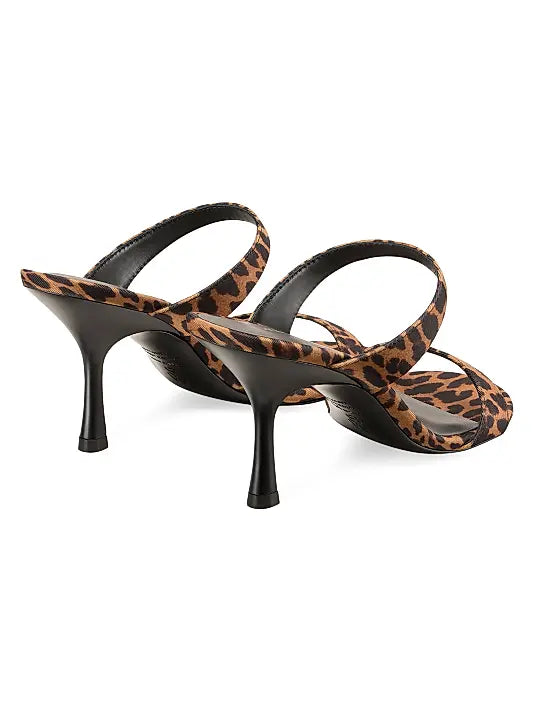 Nudist 85MM Leopard-Printed Sandals
