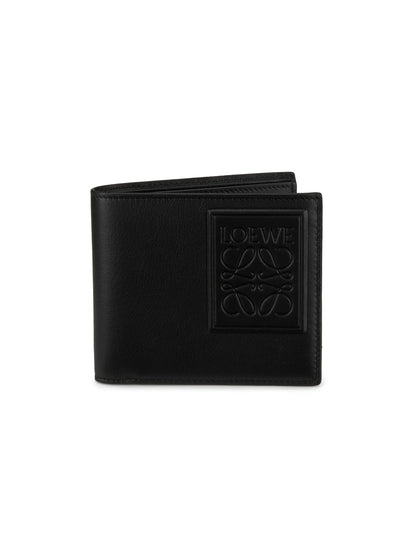 Patch Leather Bifold Wallet