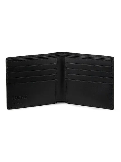 Patch Leather Bifold Wallet
