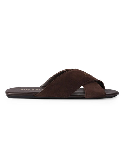 Suede Slides