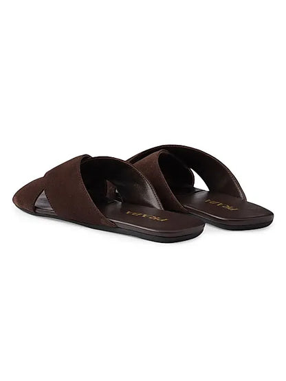 Suede Slides