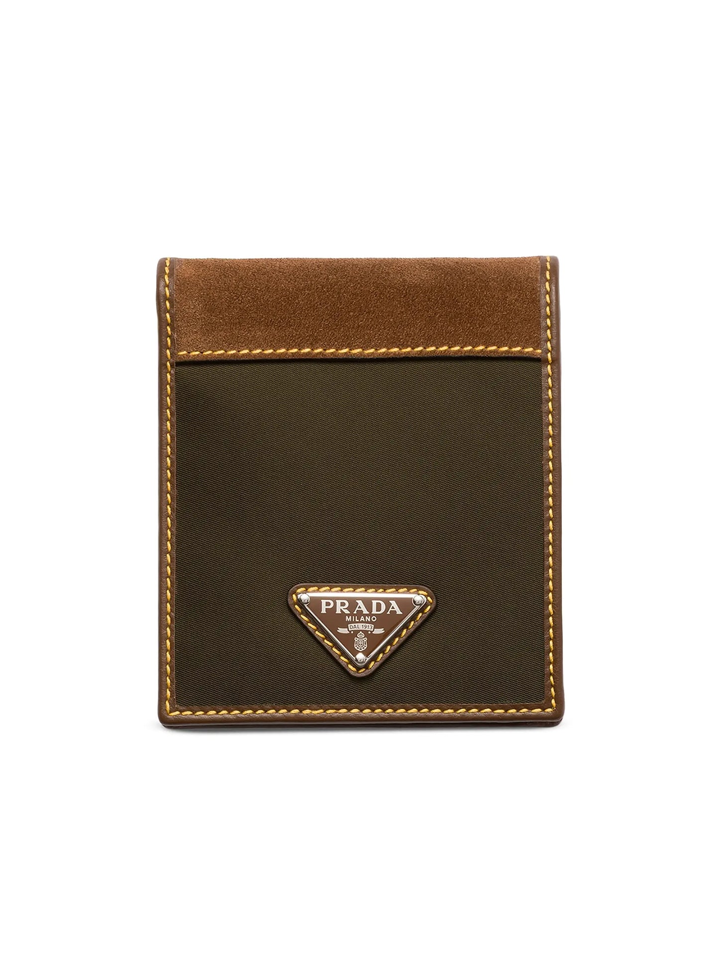 Re-Nylon and Leather Wallet