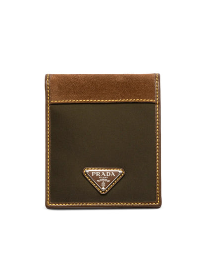 Re-Nylon and Leather Wallet