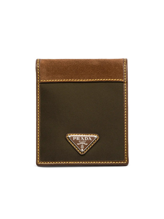 Re-Nylon and Leather Wallet