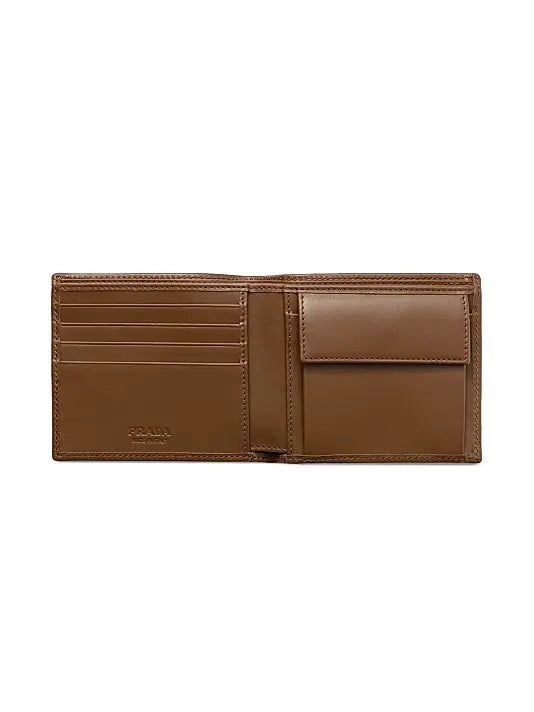 Re-Nylon and Leather Wallet