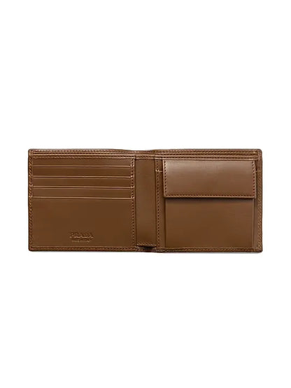 Re-Nylon and Leather Wallet