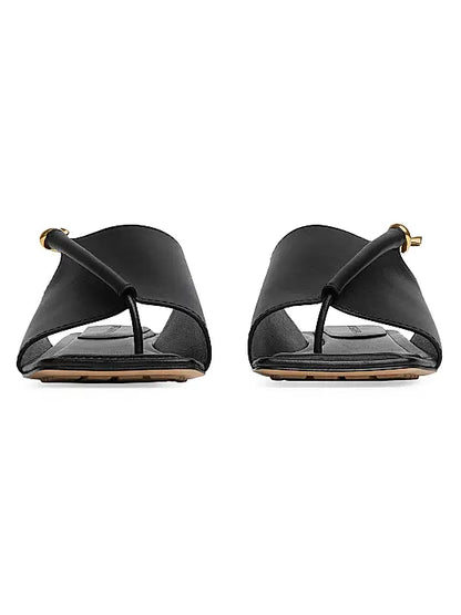 Solstice Knot Leather Flat Sandals