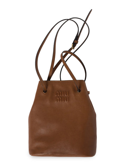 Nappa Leather Mini Bucket Bag
