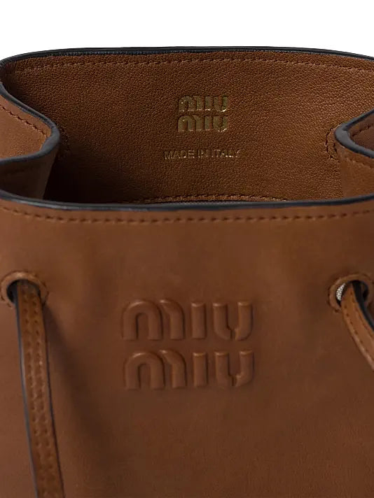 Nappa Leather Mini Bucket Bag