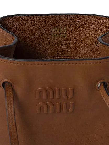 Nappa Leather Mini Bucket Bag