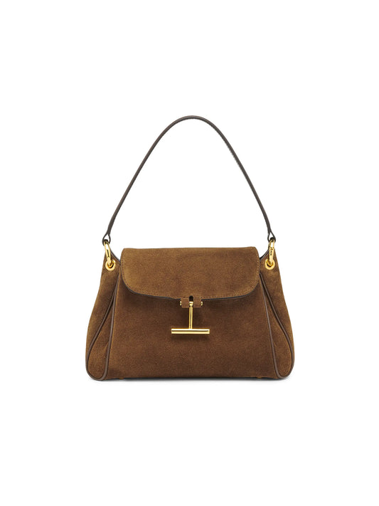 Tara Small Suede Shoulder Bag